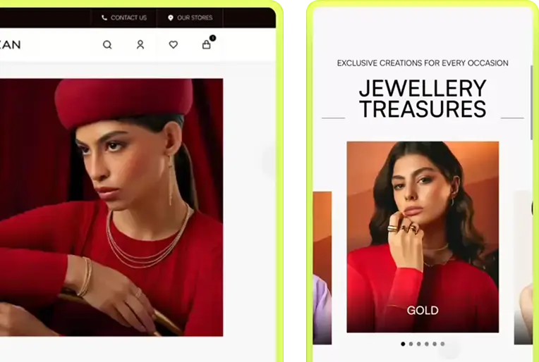 Al Romaizan Desktop Mobile Screens