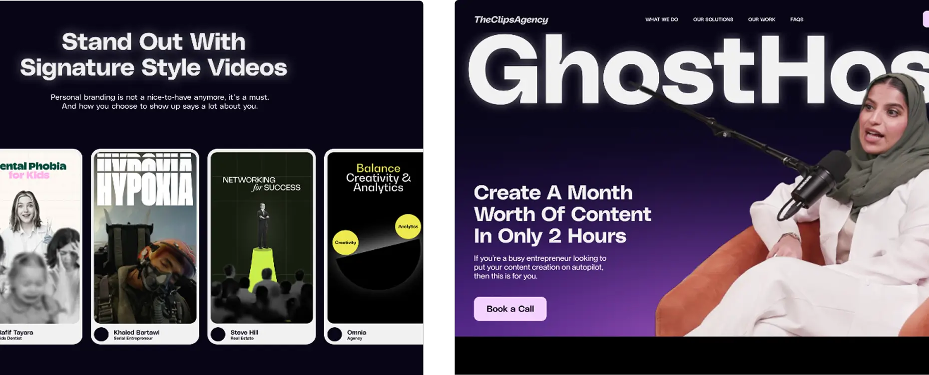 The Clips Agency Screens