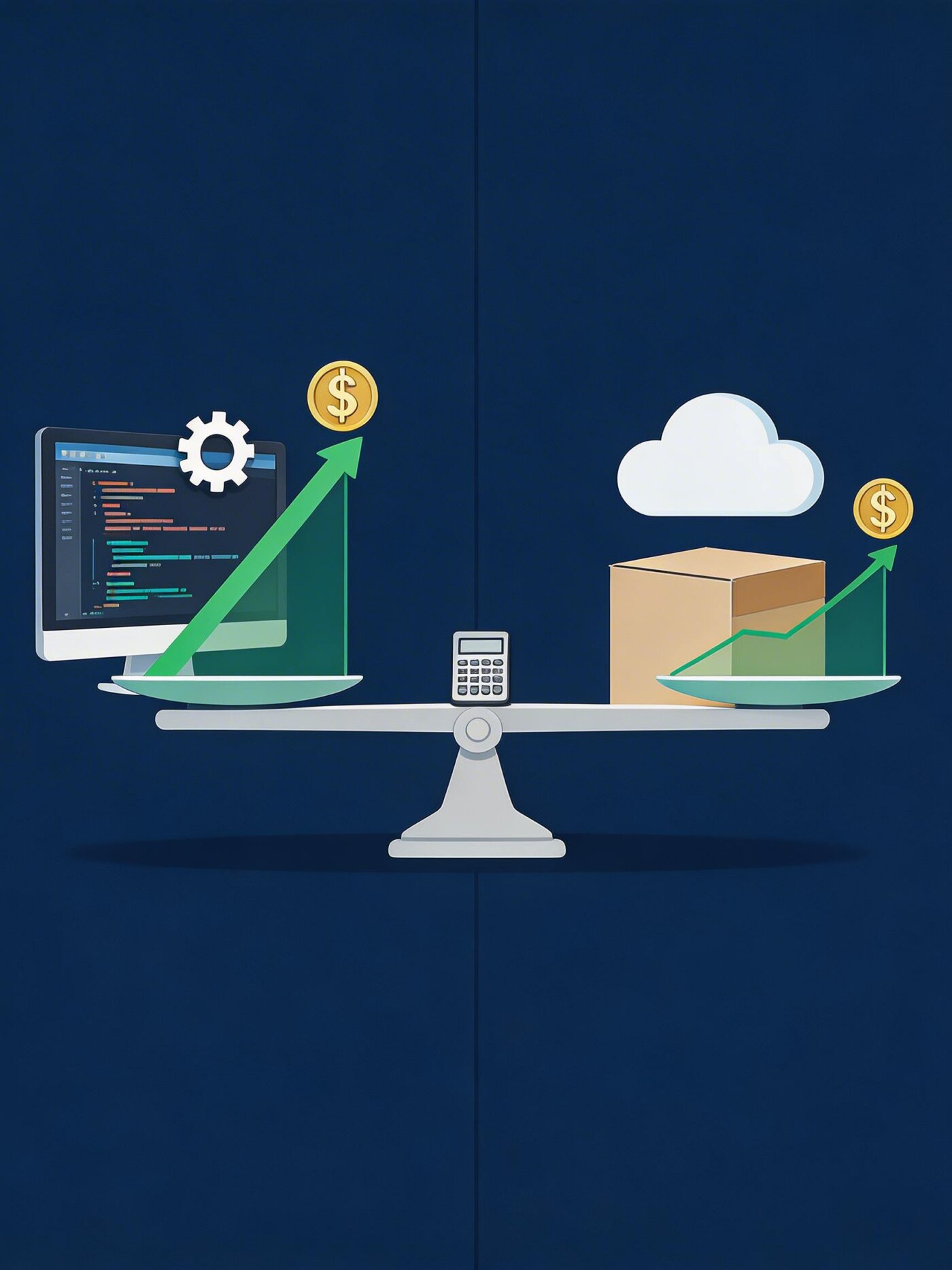 How Mid-Market Companies Can Calculate True ROI for Custom Software vs. Off-the-Shelf SaaS